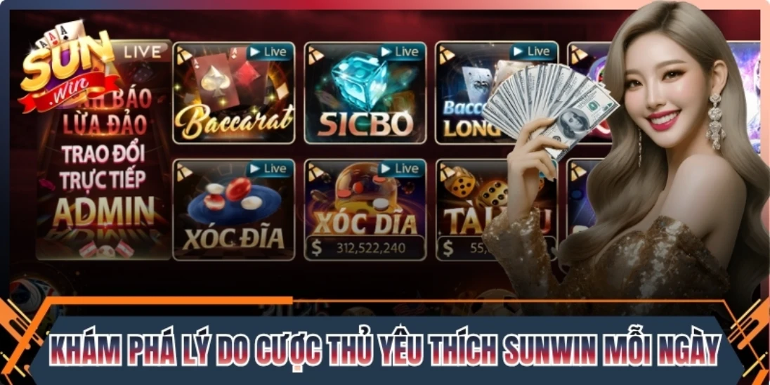 Khám phá lý do cược thủ yêu thích Sunwin mỗi ngày